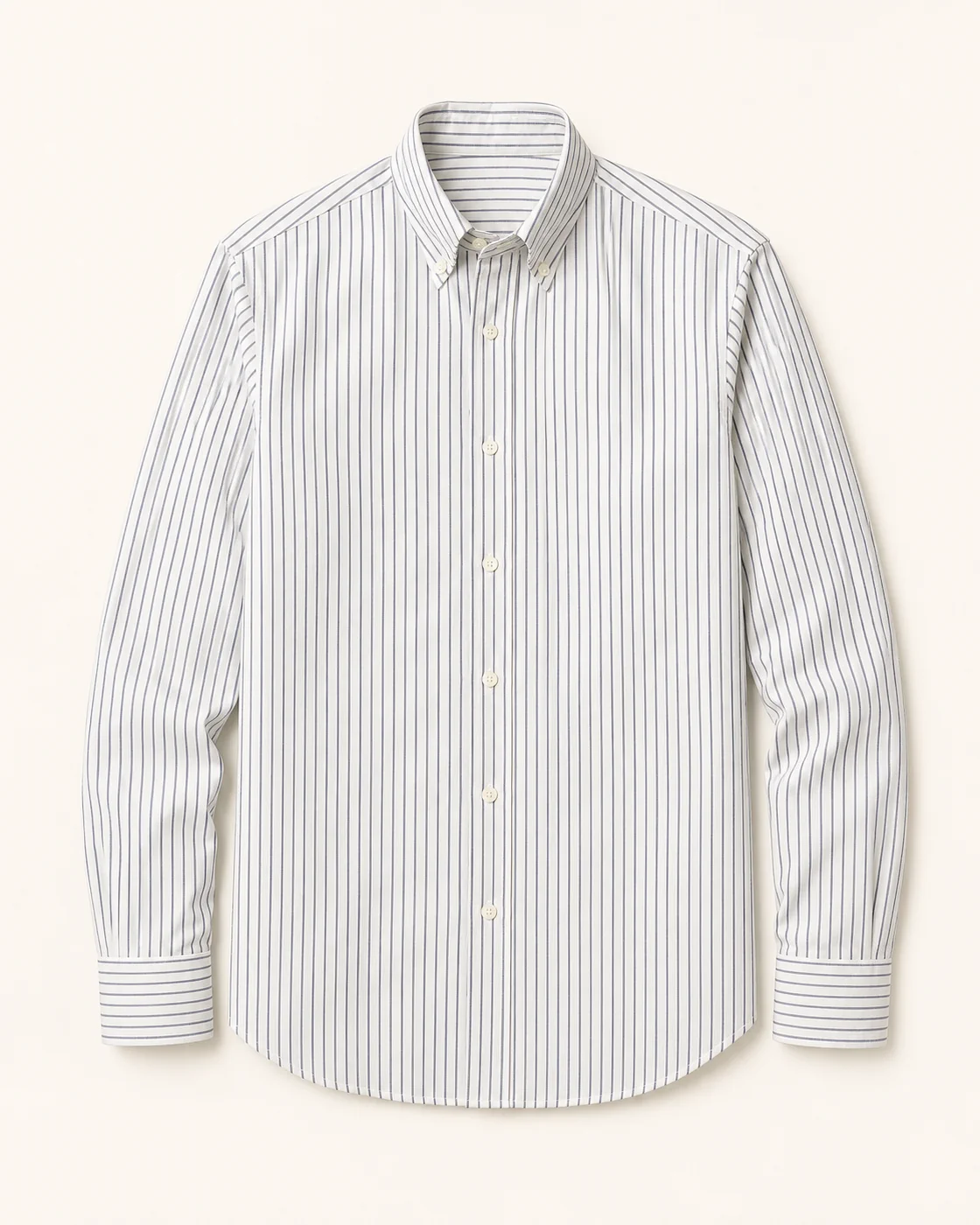 Fotografía de Camisa Oxford en color Rayas marino