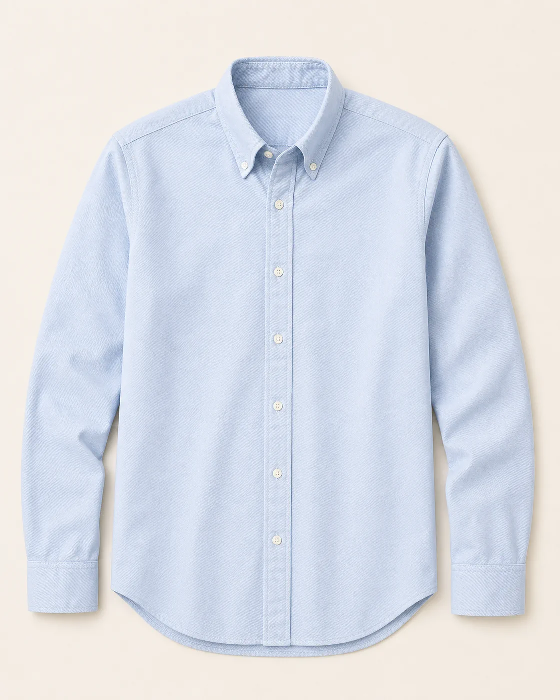Fotografía de Camisa Oxford en color Celeste